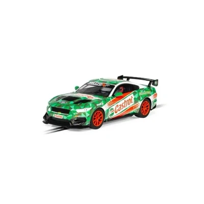 Image of Scalextric C4327 Ford Mustang GT4 Castrol Drift Car Cars World Sport Champ / Endurance