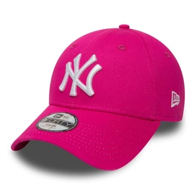 Image of New Era York Yankees Kids 9forty Adjustable Mlb League Pink/White Child
