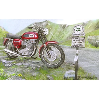 Image of BSA 1969 Rocket Three The Worlds Greatest Motorcycle Nostalgic Metal Sign 3 Sizes To Choose From Home Decor Mancave Unique Gift (8 X 6 200 150 mm)
