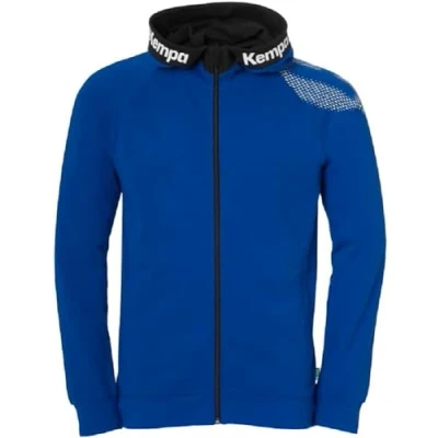 Image of Kempa Men&#039;s Boys&#039; Training Jacket Sweatshirt Hoodie Pullover with Hood Black