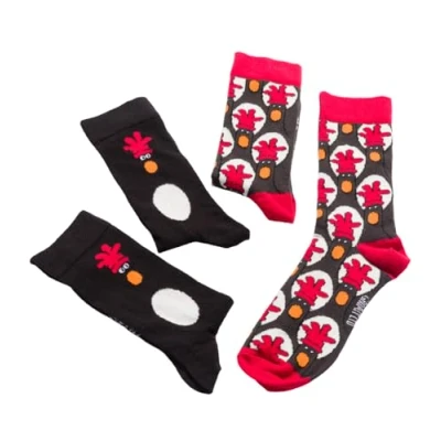 Image of TruffleShuffle Wallace and Gromit Feathers McGraw 2pk Socks