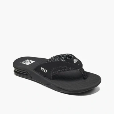 Image of Reef Women&#039;s Fanning Flip Flops, Black, 5 UK