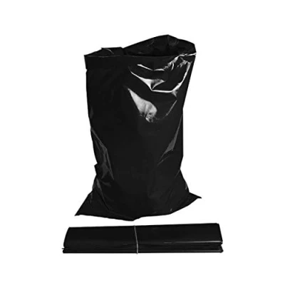 Image of IDEAL 365 EXTRA HEAVY DUTY BLACK RUBBLE BAGS/SACKS BUILDERS 30kg+ (400)