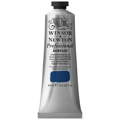 Image of Winsor &amp; Newton 2320321 Professional Acrylic Colour, 60 ml Indanthrene Blue