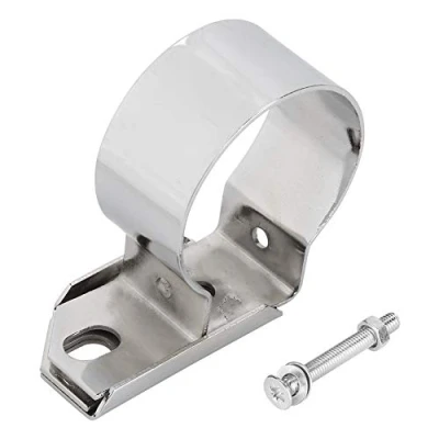 Image of car Ignition Coil Mount mounting Bracket, CNC Aluminium Alloy Bracket for Mustang 260 289 302 351W 351C 400 (Chrome Plated Silver)