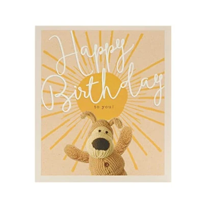 Image of Boofle Birthday Card for Her Cute Happy Sunshine Design