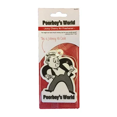 Image of Poorboy&#039;s World In Car Hanging Air Freshener JUICY CHERRY
