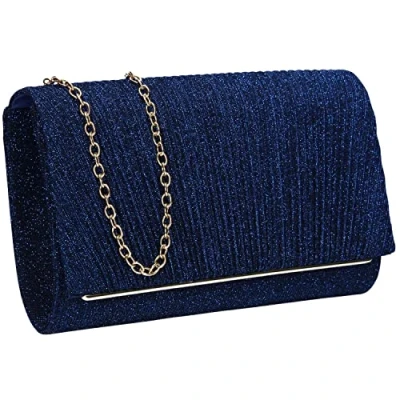 Image of SwankySwans Women&#039;s Amy Clutch Bag, Royal