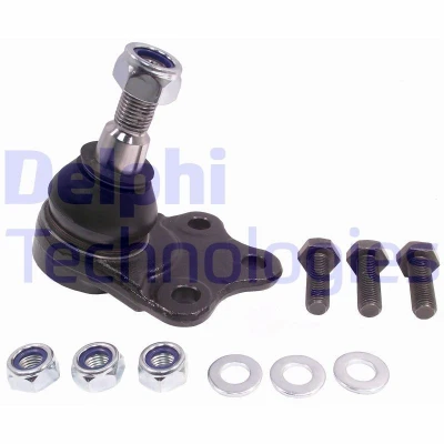 Image of LR002624, LR002625, LR007205, LR007206 Ball joint DELPHI TC2591 107mm 100mm 82mm LAND ROVER: Freelander 2 Off Road, Van