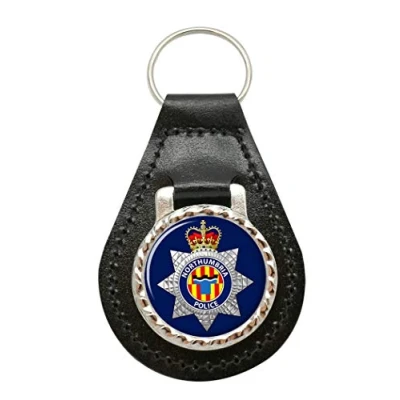 Image of Northumbria Police Leather Key Fob