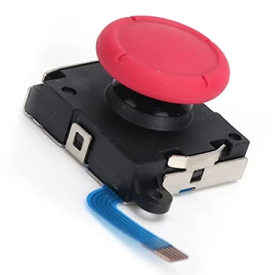 Image of 3D Analog Joystick,Replacement Thumb Stick Sensor Thumbsticks for Nintendo Switch Controller and Lite Console(red)