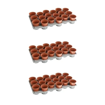 Image of Thompson &amp; Morgan Garden Durable Shuttle Trays 18 Pots per Tray: Simplify Plant Transport, Reusable for Seedlings and Plug Growth (54)