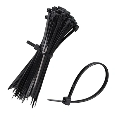 Image of mumbi Cable Ties Black 100 mm x 2.5 UV Resistant Fire Protection UL 94 V2 Professional Set of