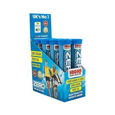 Image of High5 Zero Active Hydration Drink Box of 8 Tubes Mixed flavours (Mixed 2 each (No Neutral))