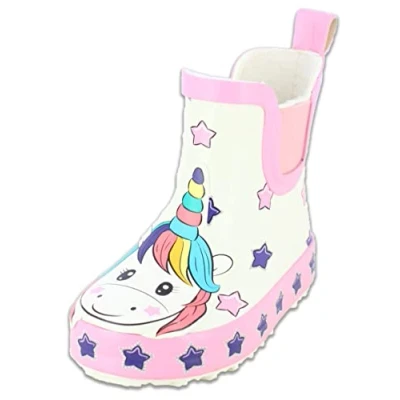 Image of Beck Girls Little Unicorn Wellington rain boots