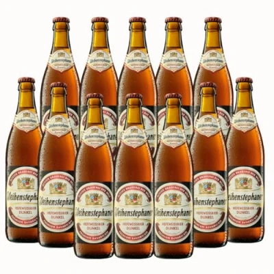 Image of Weihenstephan German Heffe Dunkel Weiss 500ml Bottles 5.3% ABV (12 Pack)