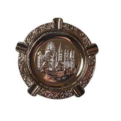 Image of London Souvenir Metal Ashtray Great British Gift