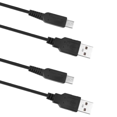 Image of Rtinle 2 Pieces Charger Cable for Nintendo DSi/DSi XL / 3DS XL, 1.2 M USB Cable, Compatible New 2DS/New 2DS