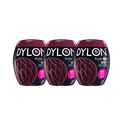Image of New Dylon 350g Plum Red Machine Dye Pod 3 Pack