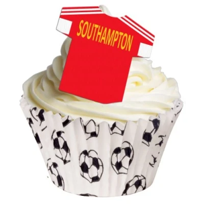 Image of Pack of 24 Southampton Edible Wafer T Shirt Decorations Great for Football Themed Cakes 201 168