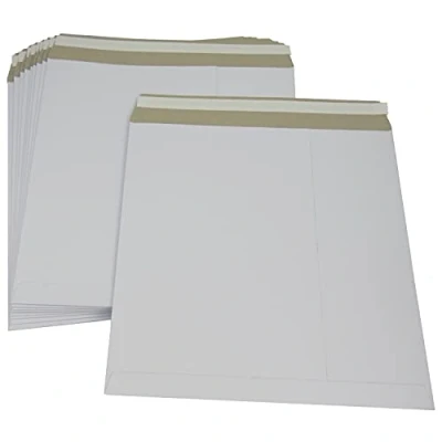 Image of 25 x 12 Strong White LP Record Mailers Envelope New