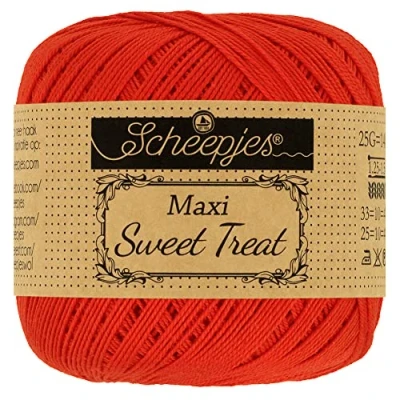 Image of Scheepjes Maxi Sweet Treat 390 Poppy Rose Yarn 10x25g