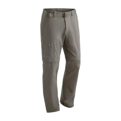 Image of Maier Sports Men&#039;s Tajo Functional Outdoor Stretch T Zip Long Pants Teak Large/X Large (EU: 106)