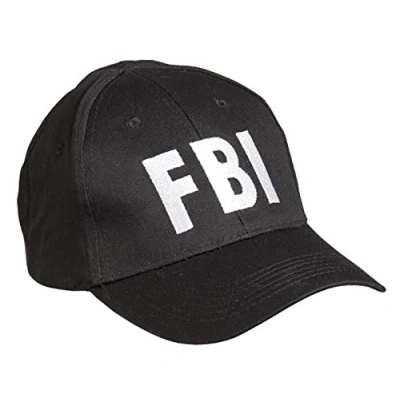 Image of Mil Tec Baseball Cap 12316092 cap, FBI&#039;, standard size