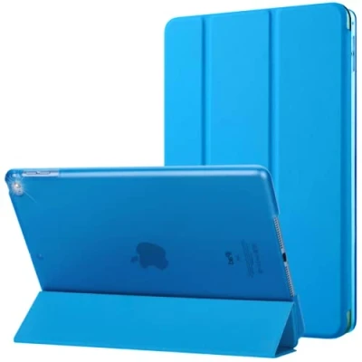 Image of For Apple iPad Pro 9.7 (2016) Generation Case Cover Magnetic Smart Stand Auto Wake/Sleep Fit To Model No. A1673 / A1674 A1675 (Aqua)