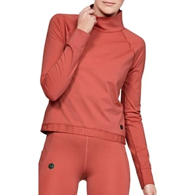 Image of Under Armour Women Coldgear Rush LS Long sleeve Shirt Fractal Pink//Black (692), Medium