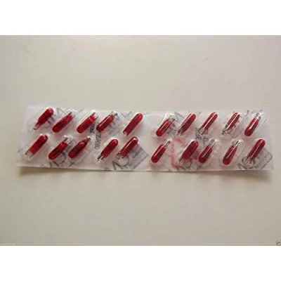Image of 20 x 5mm FRUIT MACHINE BULBS (RED)