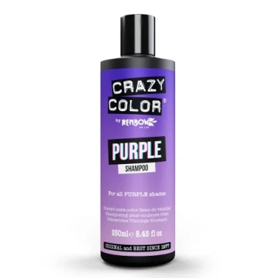 Image of Crazy Color Shampoo for Coloured Hair, 250 ml 250ml purple