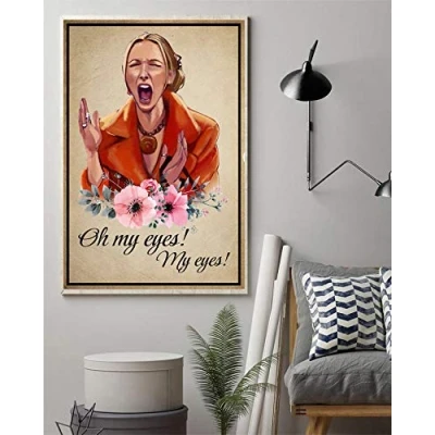 Image of TNND Friends Phoebe Buffay Oh My Eyes Decor Metal Sign Poster 8x12 inches
