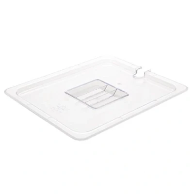 Image of Vogue U251 Polycarbonate 1/2 Gastronorm Notched Lid