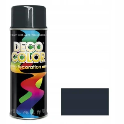 Image of DECO COLOR Decoration Universal Spray Paint Multi Purpose 400ml Gloss MATT Satin Art Craft Decor DIY (RAL 7016 Anthracite)