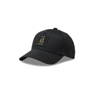 Image of Armani Exchange Baseball HAT Unisex Cap, Size: One Size, Black