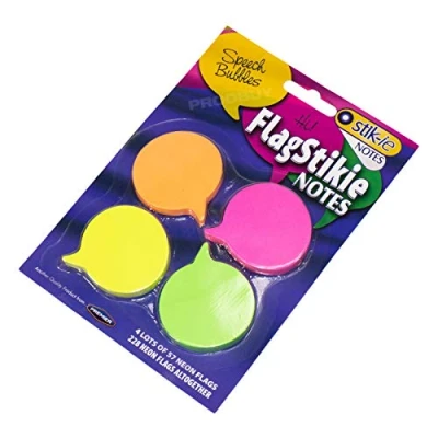 Image of [Pack of 228] Novelty Speech Bubble Sticky Notes