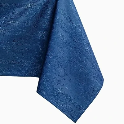 Image of AmeliaHome Vesta Tablecloth Tablecloths Table Cover Waterproof Lotus Effect Water Repellent Polyester Dark Blue 110 x 180 cm