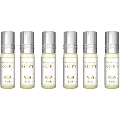 Image of Soft Perfume Oil for Women 6 x ml by Al Rehab