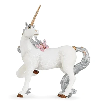 Image of Papo 39038 Silver unicorn ENCHANTED WORLD Figurine, Multicolour