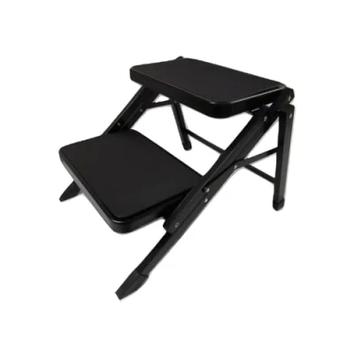 Image of Caravan Double Folding Step Stool (Twin Non Slip Platform Foldable Lightweight)