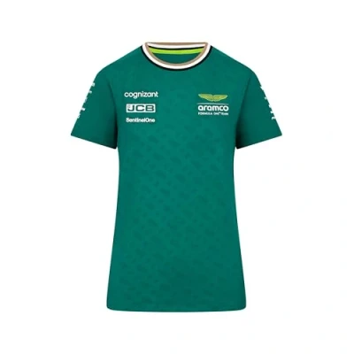 Image of Aston Martin F1 Official Womens Team T Shirt 2024 XL Green