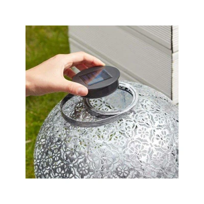 Image of Smart Garden Solar Powered Replacement Round LED Light Box (8cm x 8cm)