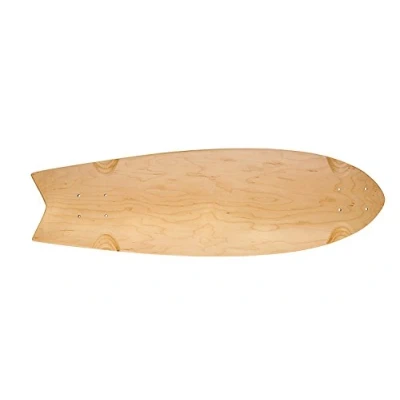 Image of Ridge Skateboards Natural Deck, 28&quot; Shark Board, DECK ONLY