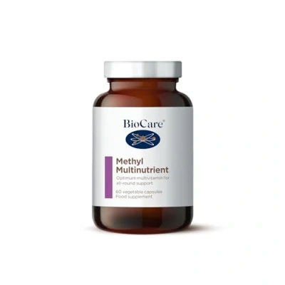 Image of BioCare Methyl Multinutrient Vegetable Capsules High Potency for All Round Support, Including Methylation Suitable Vegetarians and Vegans 60