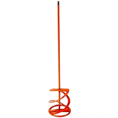 Image of Italian Mixing Paddle 100mm x 500mm 6mm HEX Shank Mixer, Plaster, Render Whisk, Stirrer PROPER TOOLS (P53/1020)
