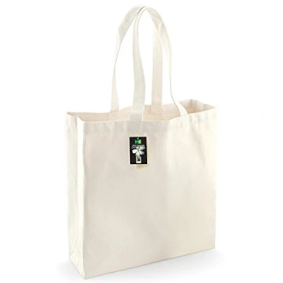 Image of Westford Mill Unisex Adult 623 Fairtrade Classic Shopper Bag Natural, One Size