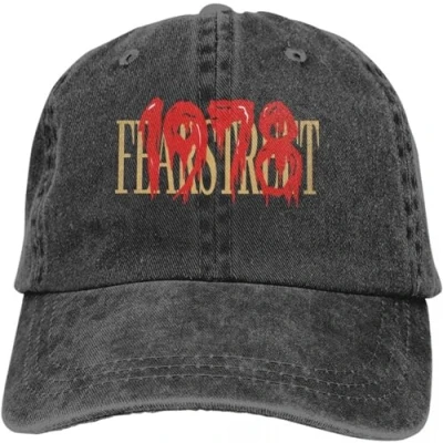 Image of TeysHa Baseball Cap Snapback Sun Hat 1978 Caps Peaked Fear Street Horror Movie Shade Hats for Men Gift Women