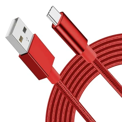Image of USB C Charger Cable Type C, Samsung Fast Cable, Lead Compatible with Galaxy S24 S23+ S22 S21 S20 S10 S9 A13 A14 A53 A54 A70, Huawei P50 P40 P30 P20 Li (3 Meters)