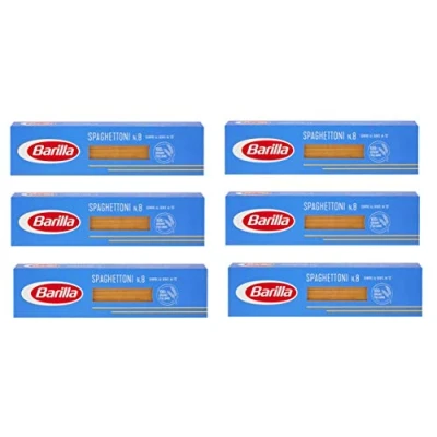 Image of 10 x Pasta Barilla Spaghettoni No. 8 Italian Noodles 500 g Pack Spaghetti